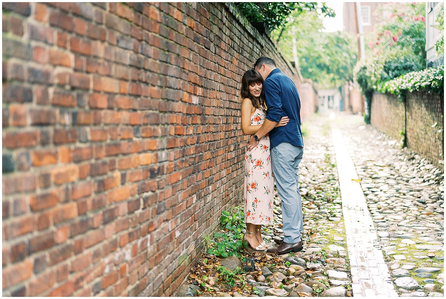 Old Town Alexandria engagement session photography