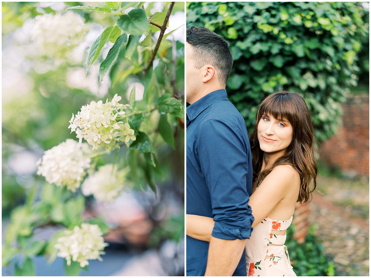 Old Town Alexandria engagement session photography