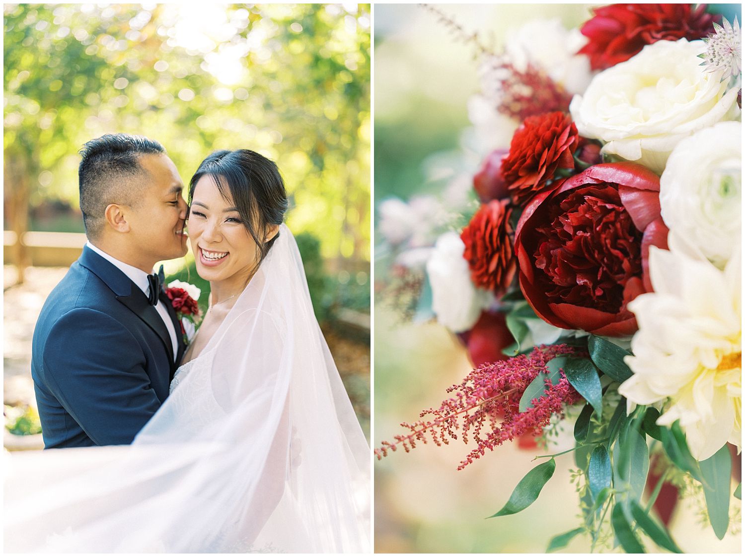 Meridian House wedding bride and groom first look in Washington DC