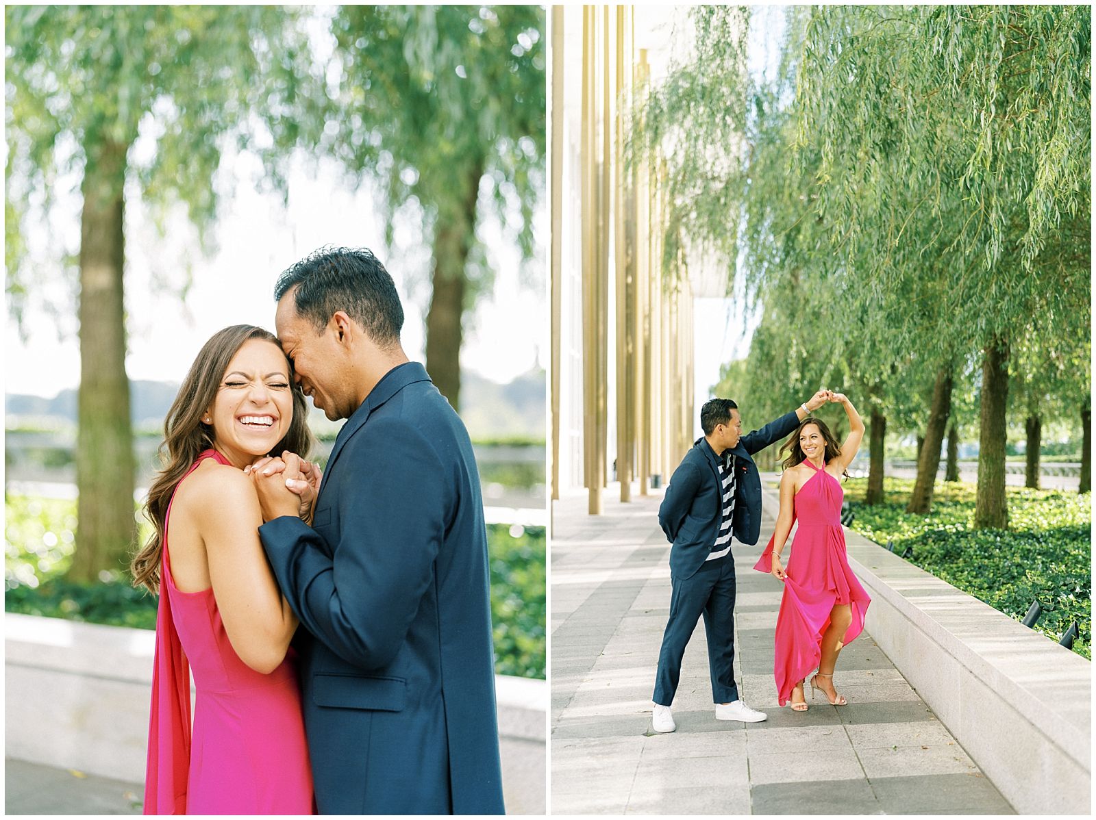 DC engagement photography at the Kennedy Center 