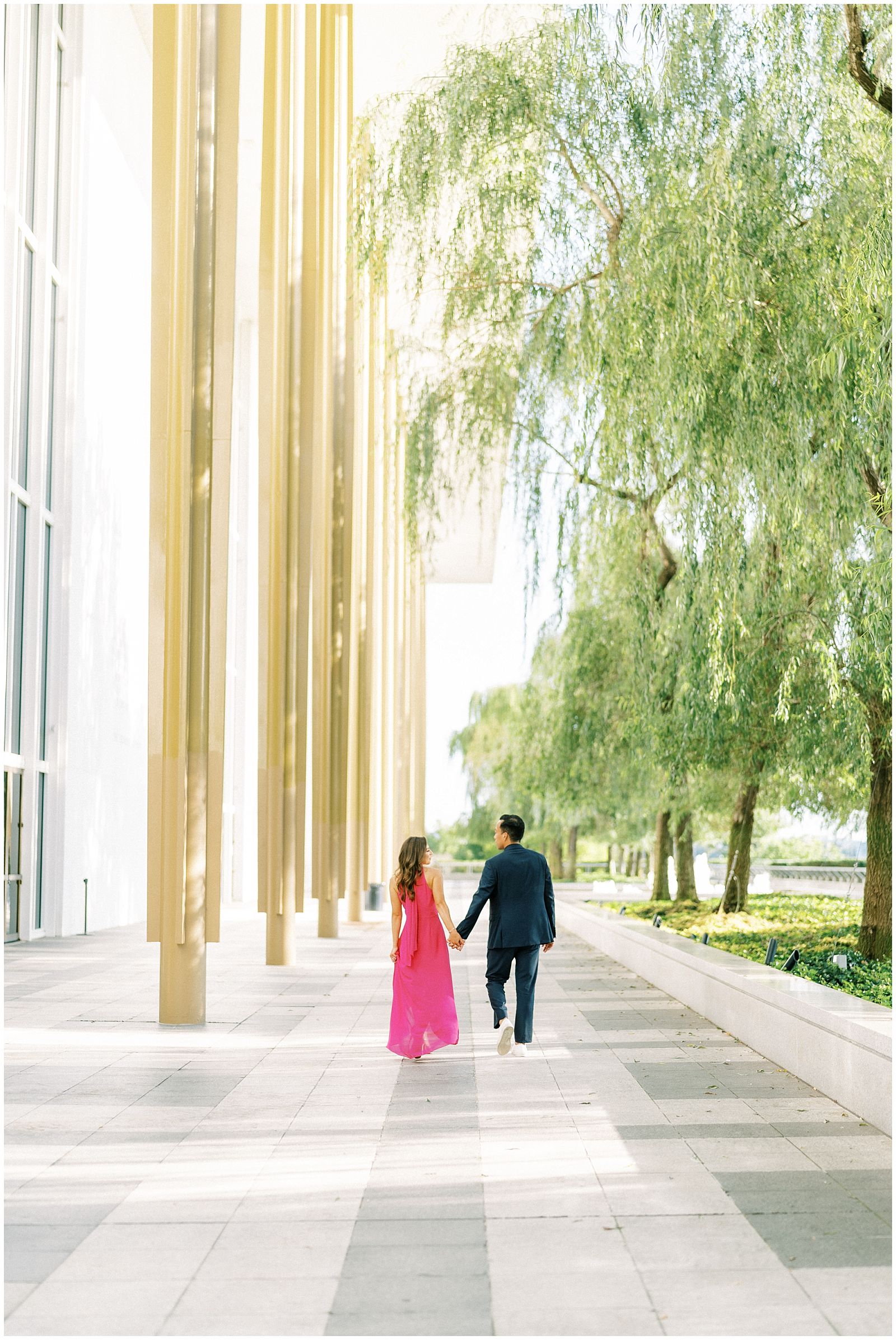 DC engagement photography at the Kennedy Center 