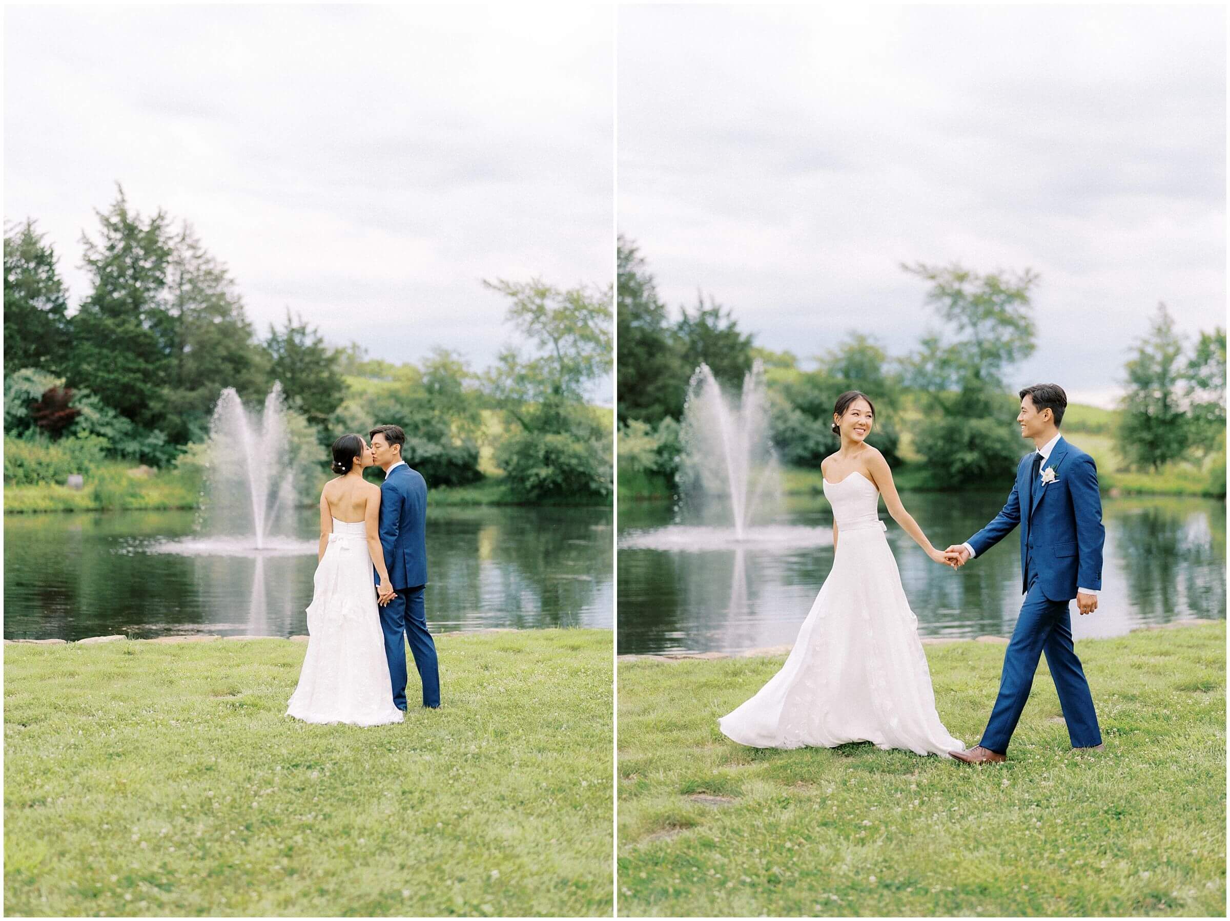 Asian fusion wedding at Stone Tower Winery. Captured by DC luxury multicultural wedding photographer Winnie Dora