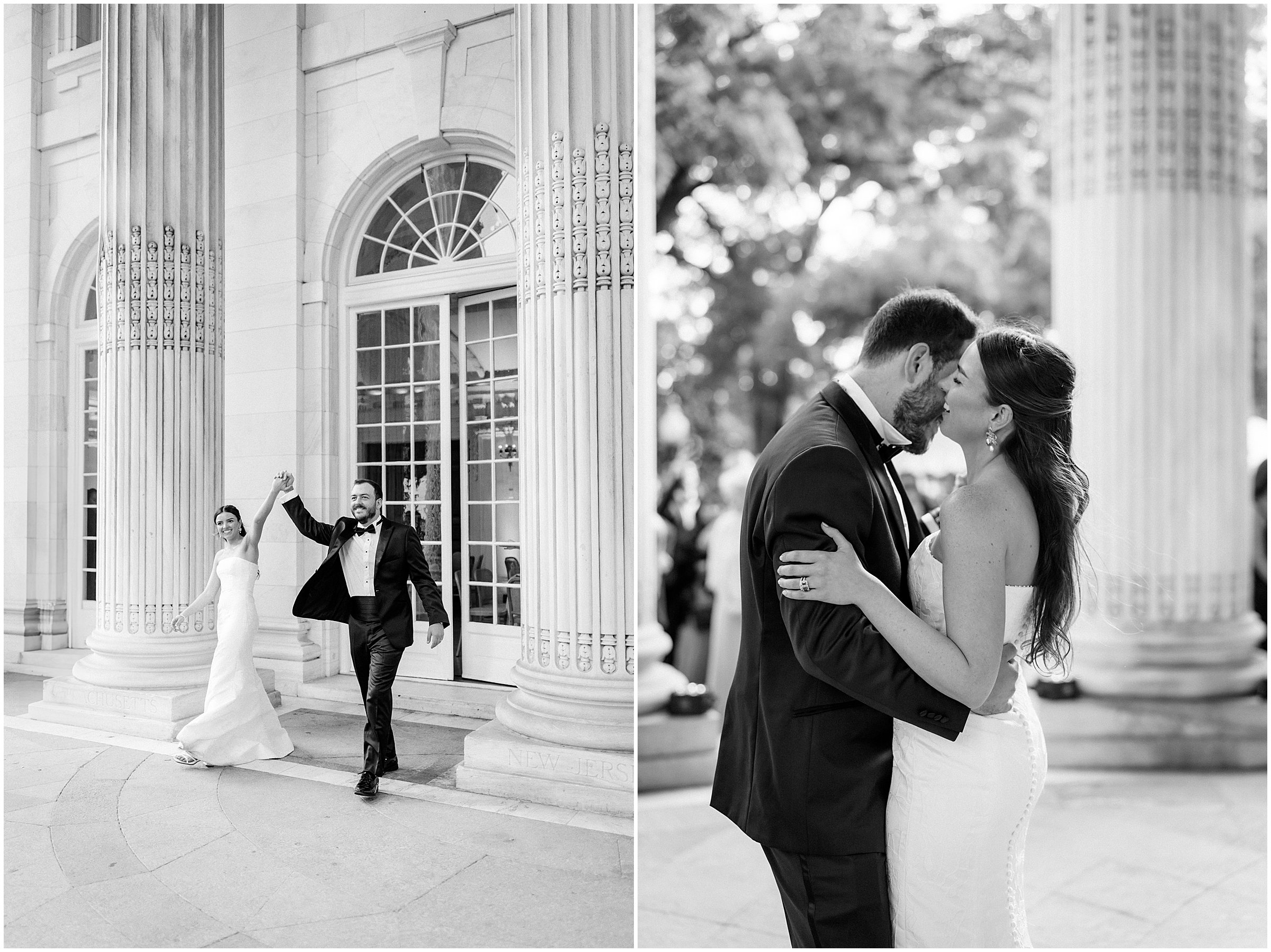 First dance under the portico at DAR Constitution Hall
