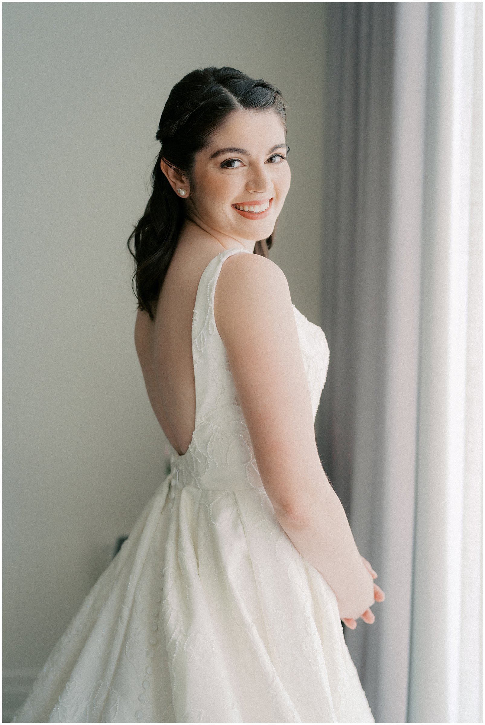 Bridal portraits for Washington DC luxury wedding