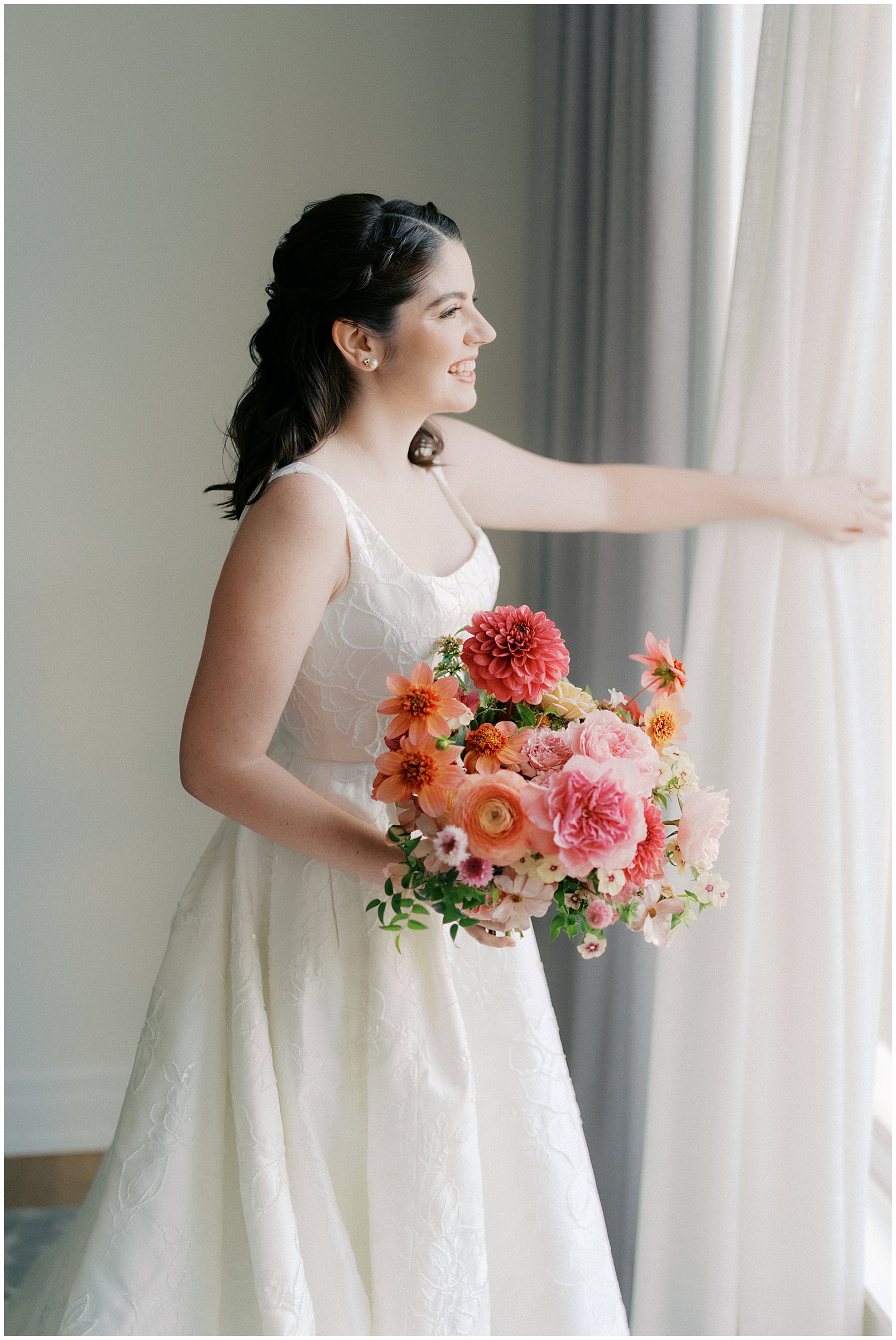 Bridal portraits for Washington DC luxury wedding